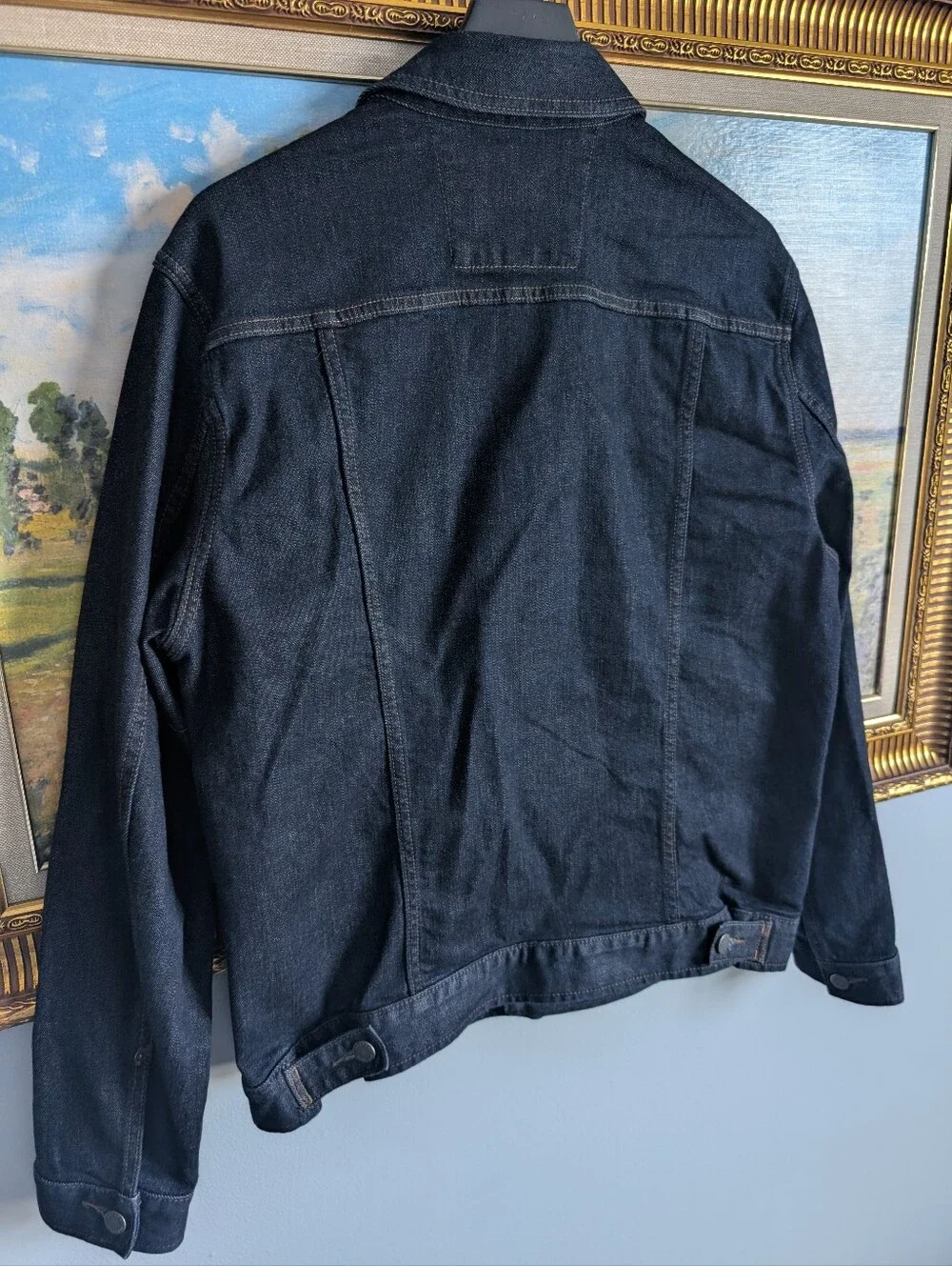 NWOT Banana Republic Dark Indigo Denim Jacket - Classic Trucker